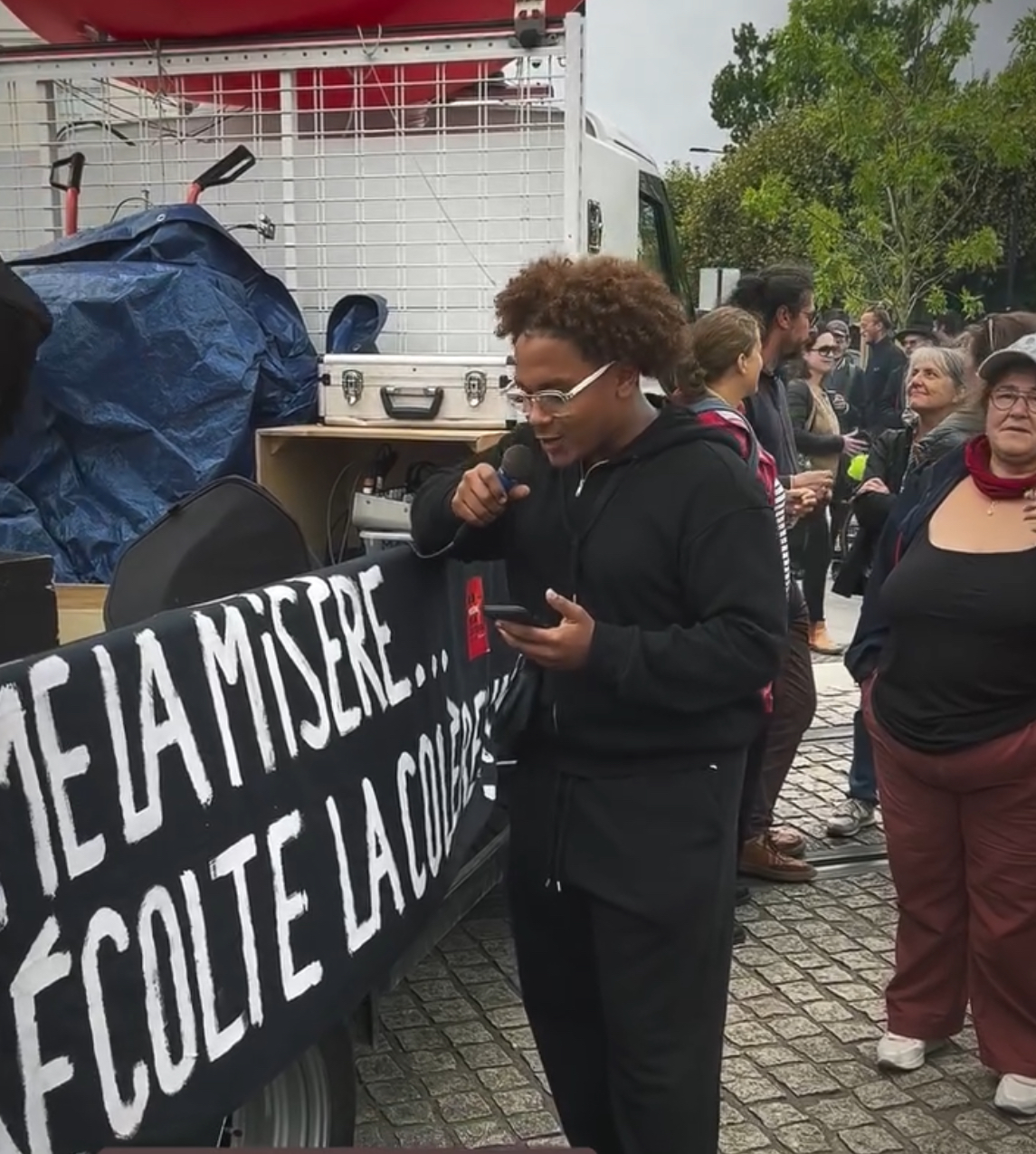 Prise de parole au rassemblement du 10 septembre